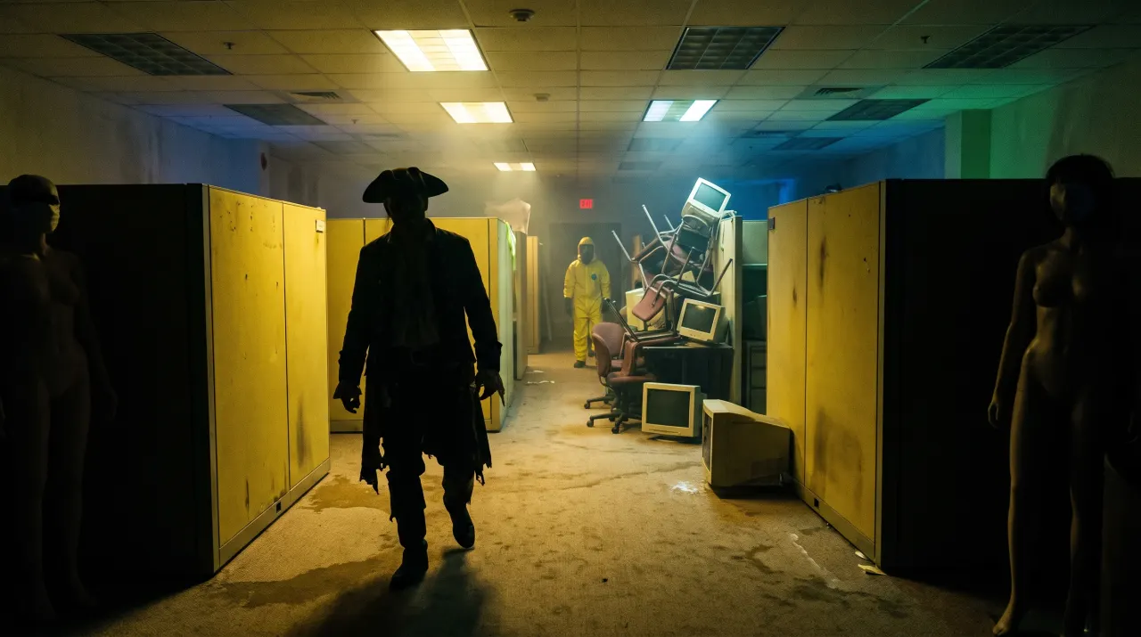 Pirate Clark: the scene